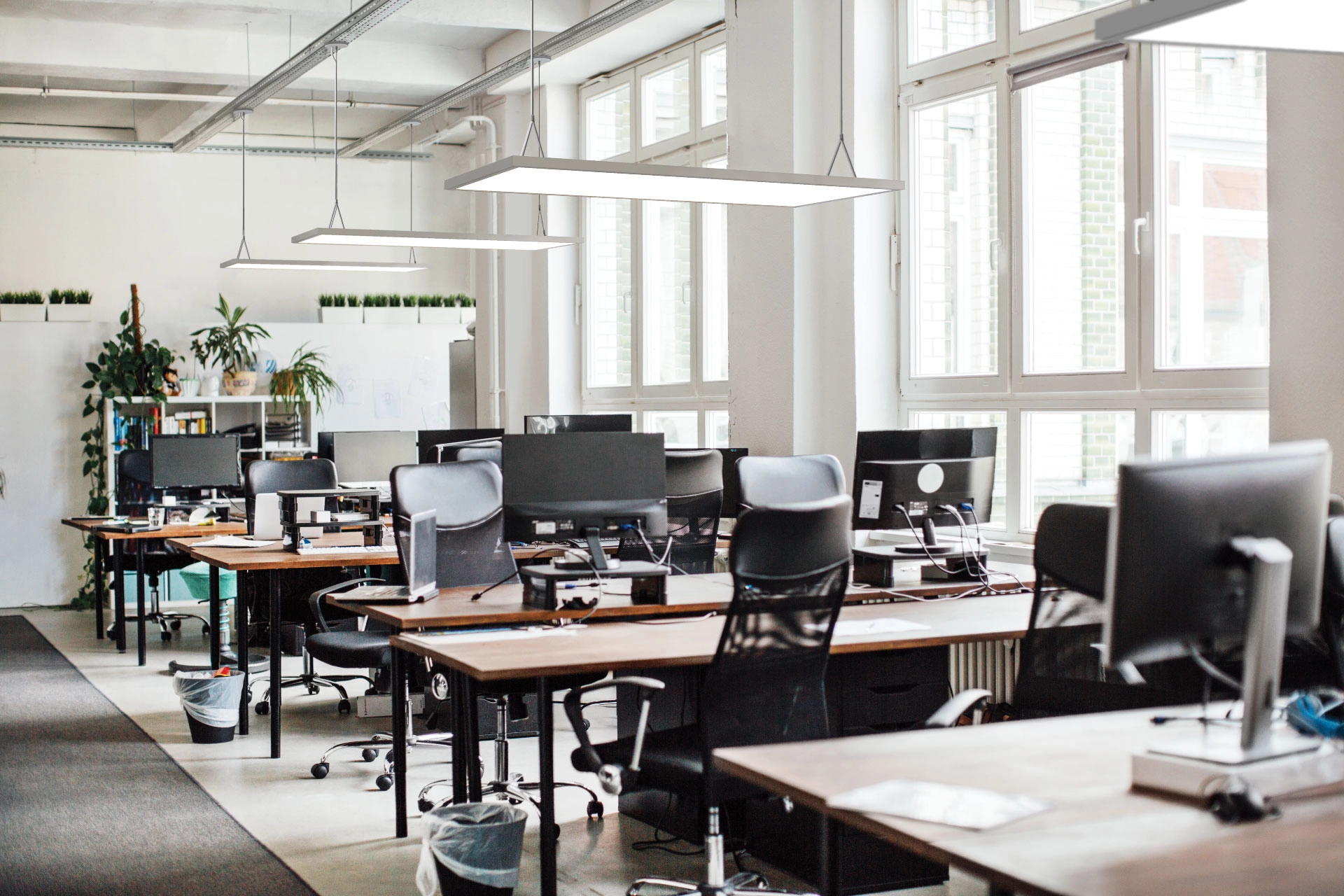 Office with Lighting